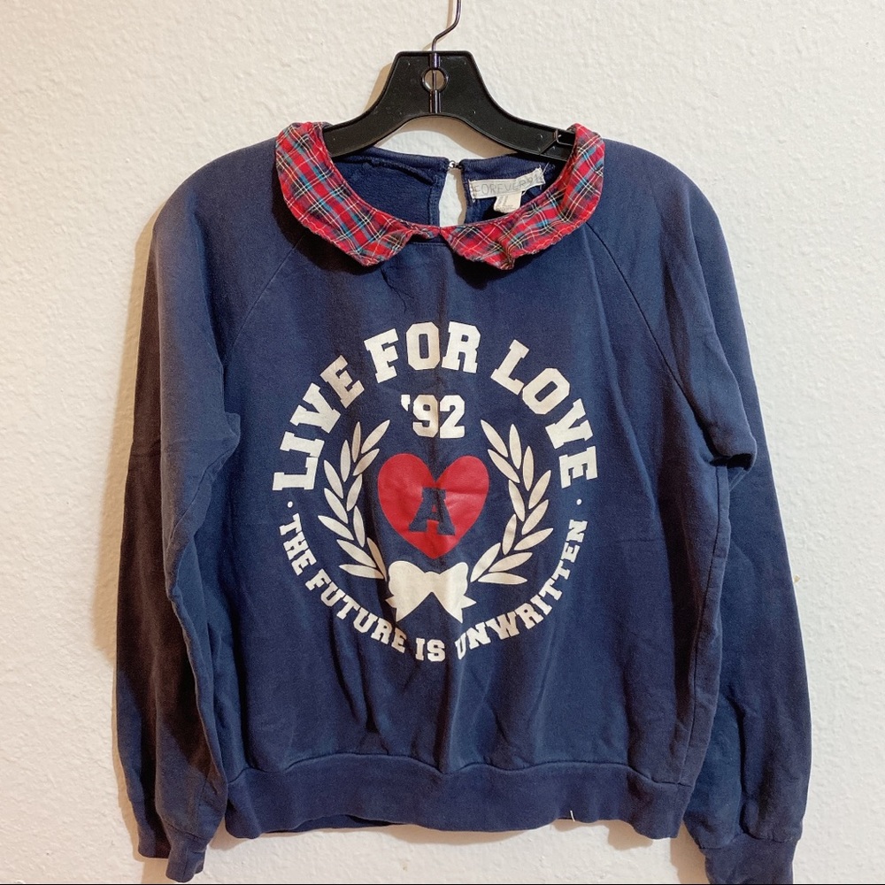 VINTAGE SWEATER WITH COLLAR